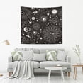 thumbnail image 5 of FREEAMG Space Galaxy Constellation Tapestry Aesthetic Tapestry Wall Hanging for Home Decor 90" x 60" Inches, 5 of 6