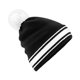 thumbnail image 1 of Beechfield - Gorro Beanie Stadium (Negro, Blanco), 1 of 2