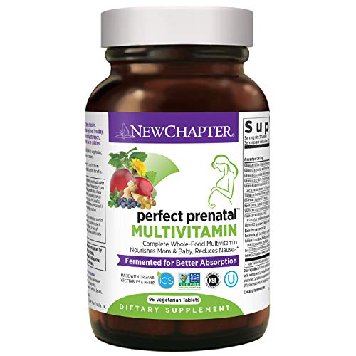 New Chapter Perfect Prenatal Vitamins, 96ct, Organic Prenatal Vitamins