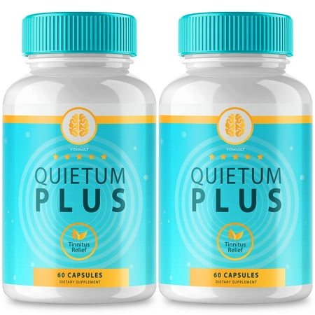 (2 Pack) Quietum Plus Tinnitus Relief Capsules: Enhance Your Hearing Health with the Trusted Supplement