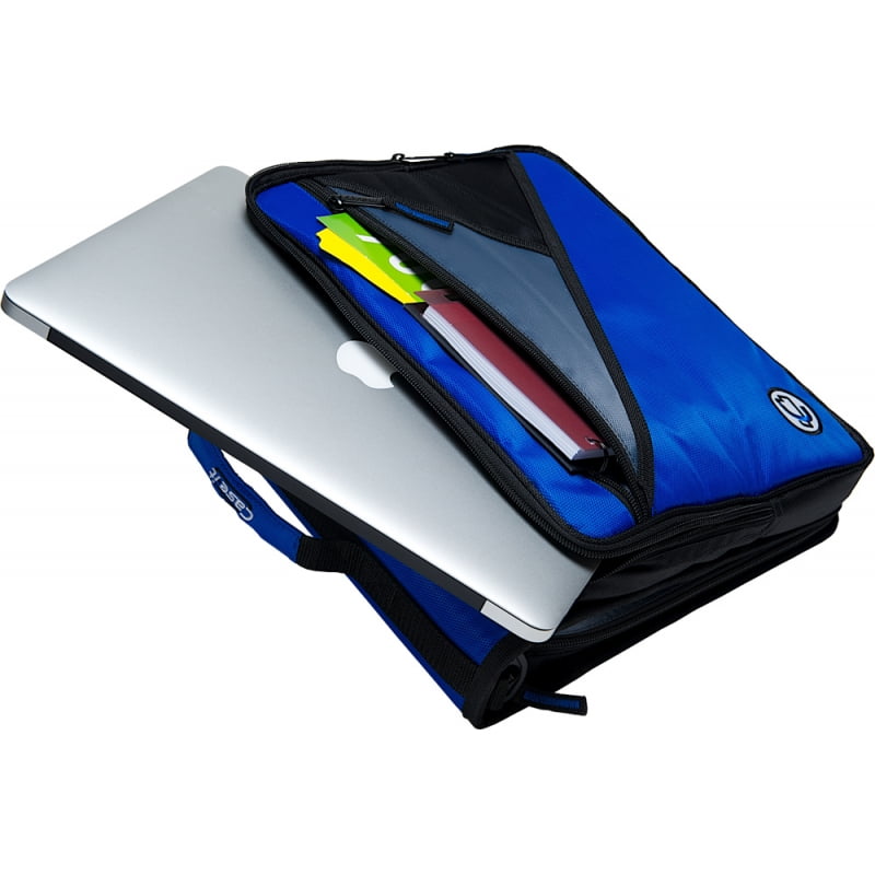 Caseit Universal 2 Inch 3 Ring Zipper Binder Holds 13 Inch Laptop