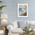 thumbnail image 3 of Stupell Industries Coastal Egret By The Waves Gray Framed Print Under Glass, 17 x 23, by Petals Prints Design, 3 of 8