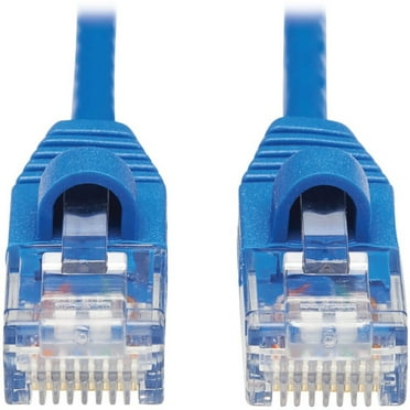 TRIPP LITE N261-S25-BL 25 ft. Cat 6A Blue 10G Snagless Molded Slim UTP Ethernet Cable (RJ45 M/M)