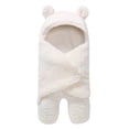 thumbnail image 3 of Saco de dormir de felpa para recién nacidos, manta para bebés, manta para dormir, mantas de felpa para recién nacidos, manta de felpa para envolver al bebé, máxima confiabilidad, 3 of 13