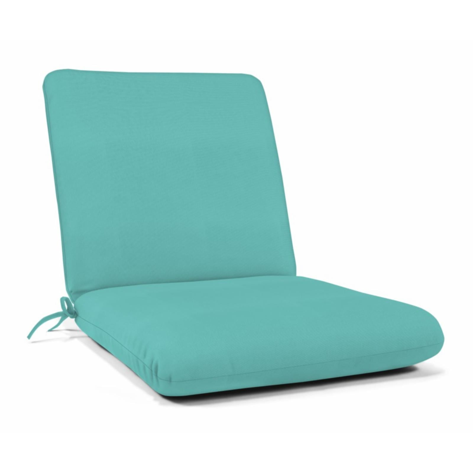 Casual Cushion Sunbrella Solid Hinged Seat & Back 44 x 22 in. Outdoor