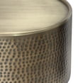 thumbnail image 4 of Simpli Home Corbin 32 inch Wide Boho Contemporary Coffee Table in Hammered Antique Gold Iron, Assembled, 4 of 8