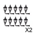 thumbnail image 1 of Apliques De Pared LED Para Casa De Muñecas, 2x10 Uds., Decoración Para Casa De Muñecas, Luces De Calle 1/87, Luz Fría, 1 of 8