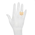 thumbnail image 2 of Time and Tru Women's Gold Tone Stretch Ring Set with Faux Pearl Accent Classic Style, 2 of 5