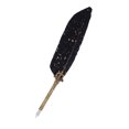 thumbnail image 4 of Quill Pen Set, Glossy Writing Feather Pen Set With Pen Holder For Birthday For Student For Business Black, 4 of 8