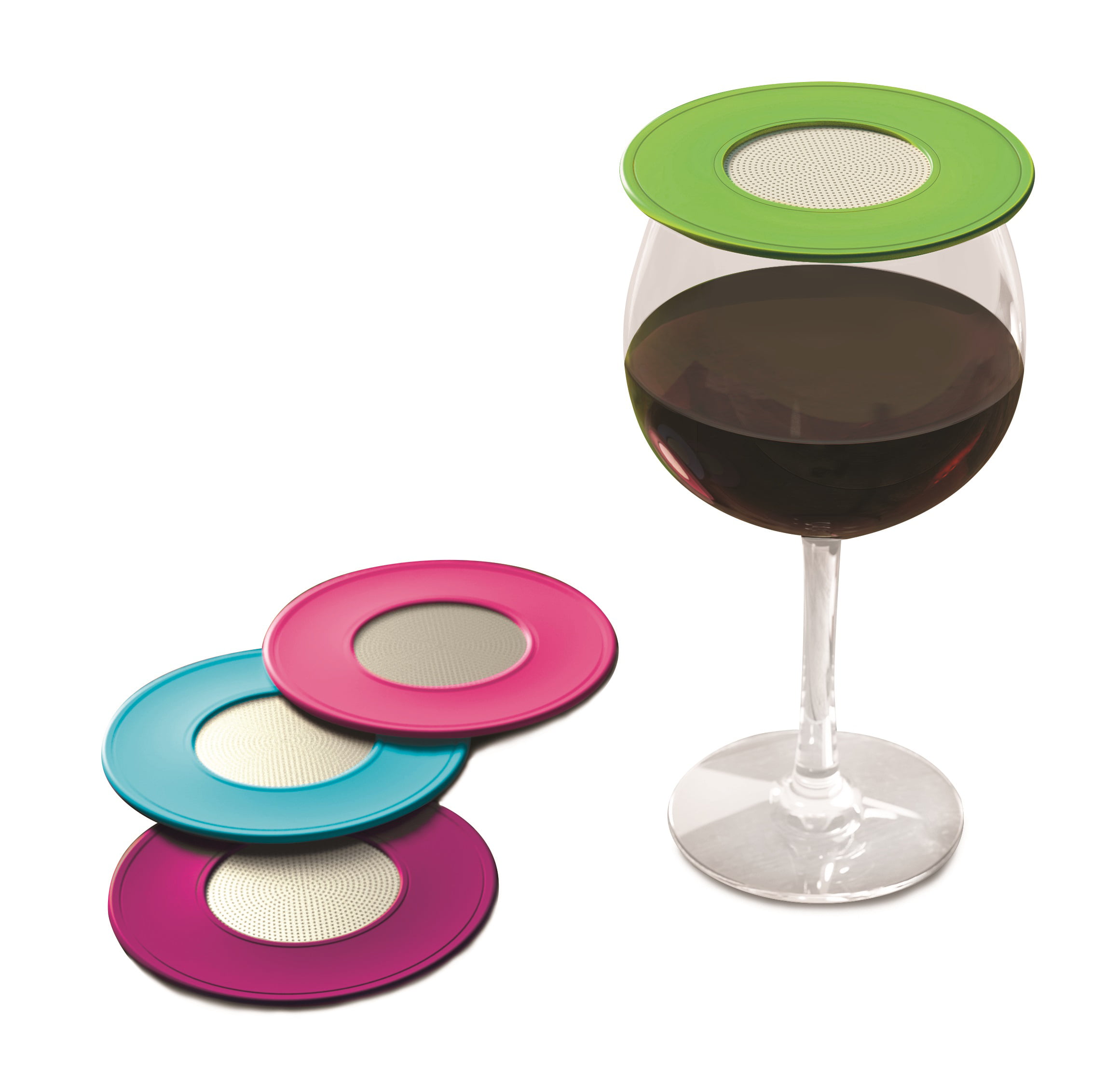 Drink Tops Tap and Seal Coffee and Tea Covers - Gently Suctions to Mugs to  Keep Drinks Warmer Longer and Reduce Splashing - BPA Free Silicone Coffee