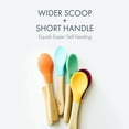 thumbnail image 6 of Baby Spoons Regular Scoop | Bamboo & Silicone, 6 of 18
