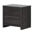 thumbnail image 2 of South Shore Tao 2-Drawer Nightstand - End Table with Storage for Adult, in Gray Oak, 2 of 11