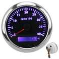 thumbnail image 4 of 85mm Tachometer Gauge 4000RPM, IP67 Waterproof, 7 Color Backlight, Stainless Steel, ABS, Low Power Consumption, Easy Installation, Stepping Instruments, Car Engine Boat RV Yacht, 4 of 8