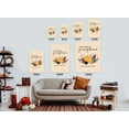 thumbnail image 3 of Awkward Styles Thanksgiving Poster Wall Art Give Thanks Animal Home Decor Prints, 3 of 3