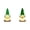 A+B, variant on St Patricks Day Decoration Plush with Lights,9.8in Lighted St. Patrick's Day ,Green Irish Plush Dolls,Irish Green Shamrock Elf ,Green Irish Party Decor(B)