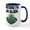 White/Navy Inside, variant on CafePress - Halloween Pretend Im An Alien Mugs - 15 oz Ceramic Large White Novelty Mug