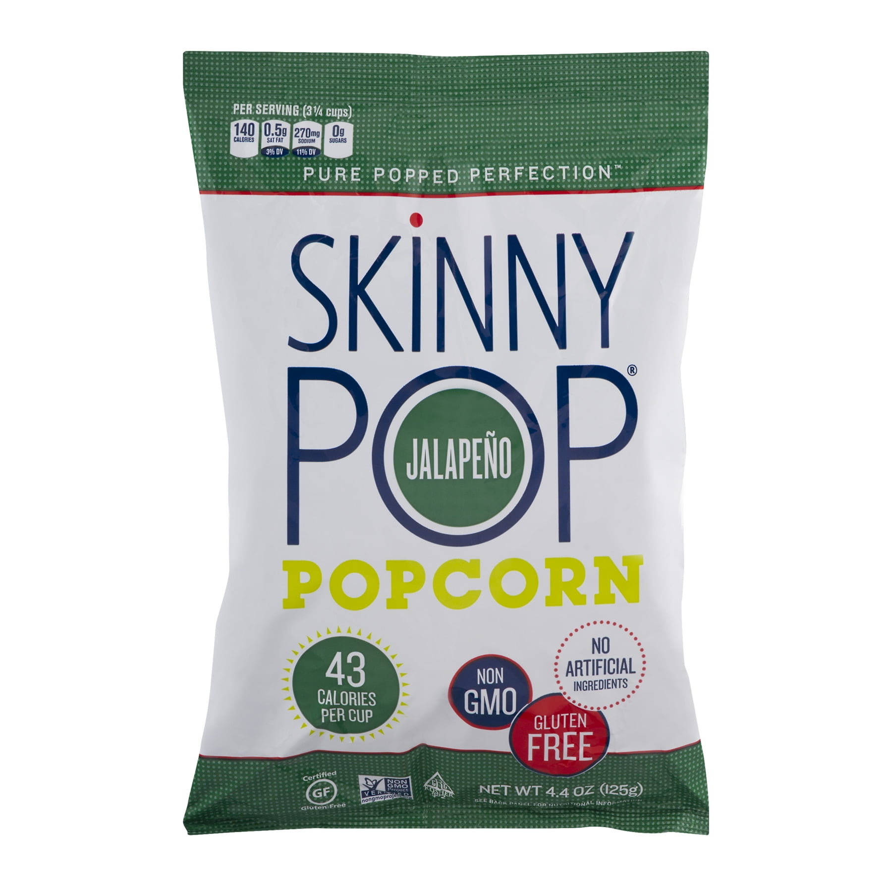 SkinnyPop Popcorn Jalapeno, 4.4 OZ
