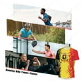 thumbnail image 5 of Exclusive design Belgium Flag Grain 3D Printed Men For Running Bike Soccer Tennis Fitness Sports tshirt Mesh Fans Short T-shirt, 5 of 8