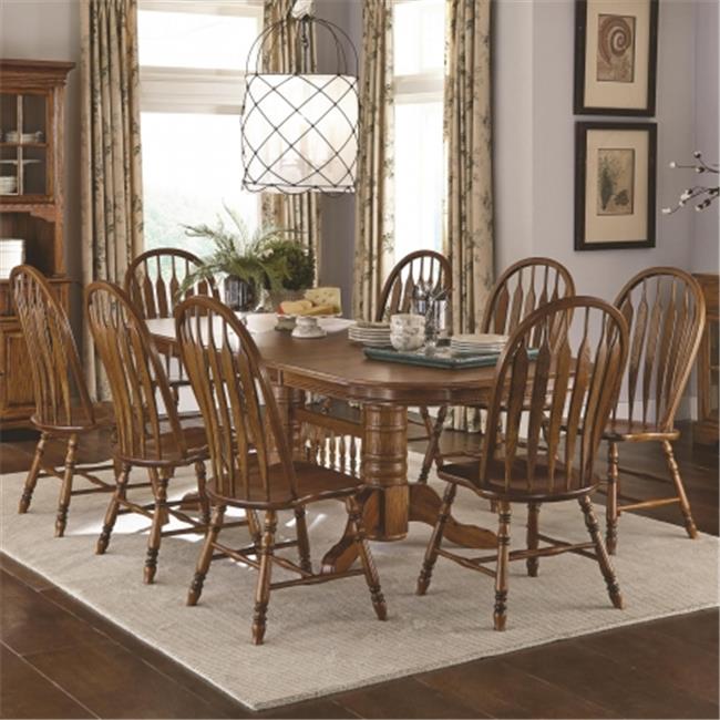 Brooks Furniture 194296 Laminate Top Double Pedestal Table