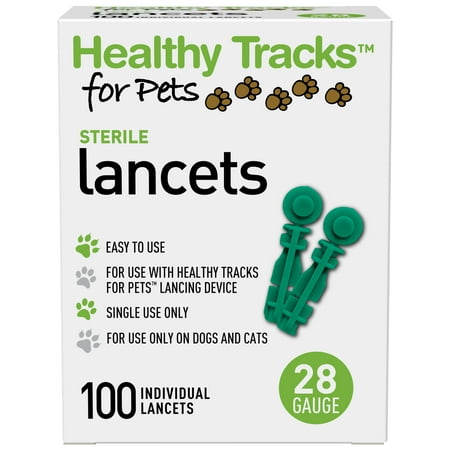 UPC: 0021292013790 | Healthy Tracks for Pets – 28G Lancets – 100 ct.