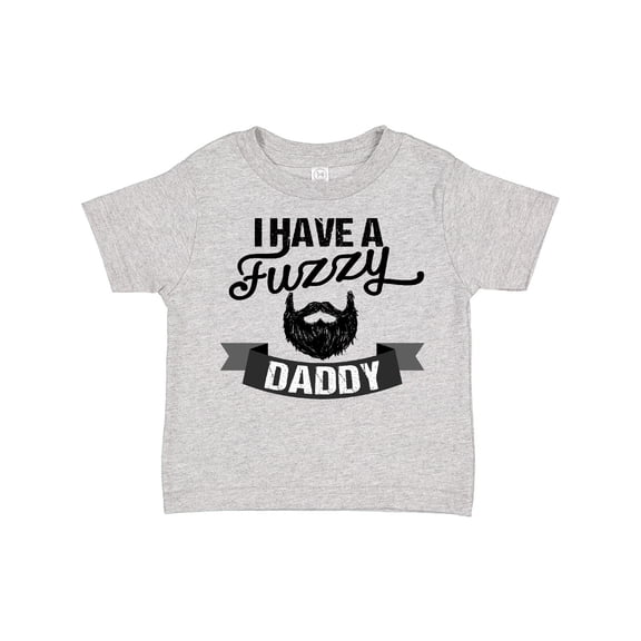Inktastic I Have a Fuzzy Daddy Beard Boys or Girls Toddler T-Shirt