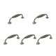 thumbnail image 1 of Eigraketly Tirador de armario de 5 piezas, tiradores de cocina, decoración para el hogar, muebles, barra, accesorios de repuesto con tornillos Herramientas y ferretería Bronce de 96 mm Eigraketly TO008612-02, 1 of 6