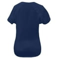 thumbnail image 5 of Womens Summer Tops Casual Women Solid V-Neck Lace Crochet Eyelet Shirts Short Sleeve Blouses clearance clothes under $25.00, 5 of 5