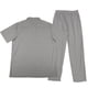 thumbnail image 4 of Pantalones de Cintura Elástica para Hombre Set Casual de Verano con Cremallera de Manga Corta Y Pantalones de Bolsillo con Cordón con Bolsillos de Cremallera para Hombres, 4 of 9