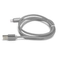thumbnail image 1 of cable usb cable cargador usb cable cargador de sincronización de datos 1M Cable de carga de cargador USB trenzado de alta resistencia Cable de carga de sincronización de datos, 1 of 8
