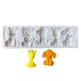 thumbnail image 1 of Molde Silicon Animalitos Fondant Manualidades Repostería, 1 of 5