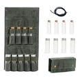thumbnail image 1 of Bolsa organizadora de lona para almacenar condimentos, soporte para botellas de condimentos con mini condimentos y 9 frascos de especias, 1 of 5