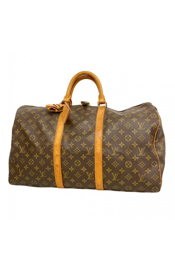 Pre-Owned Louis Vuitton Bags - Boston Monogram Keepall 50 M41426 Brown Men's & Women's
