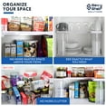 thumbnail image 4 of Savvy Shelf Adjustable Pantry Spice Rack & Can Storage Organizer - Storage Kitchen Organizer - Pantry Organization, Spice Rack & Storage Can Organizer for Pantry & Cupboard -Cupboard Organizer, 4 of 7