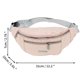 thumbnail image 3 of Ofertas Únicas 1 Pc Riñonera Patrón de Hojas de Bambú Bolsa de Cintura Champagne, 3 of 6