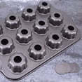 thumbnail image 4 of 12 Slots Flower Shape Cake Mold Baking Pan Bread Mold Chocolate Mold Handmade Homemade DIY for Home Kitchen Store, 4 of 10