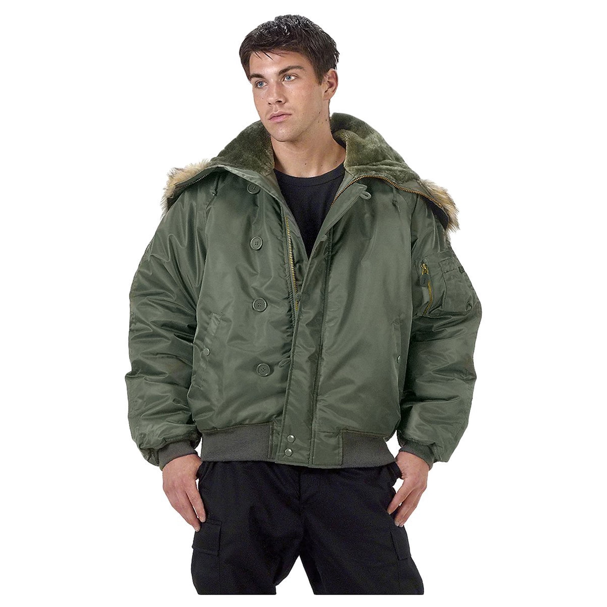 Rothco N-2B Flight Jacket - Sage Green, Medium - Walmart.ca