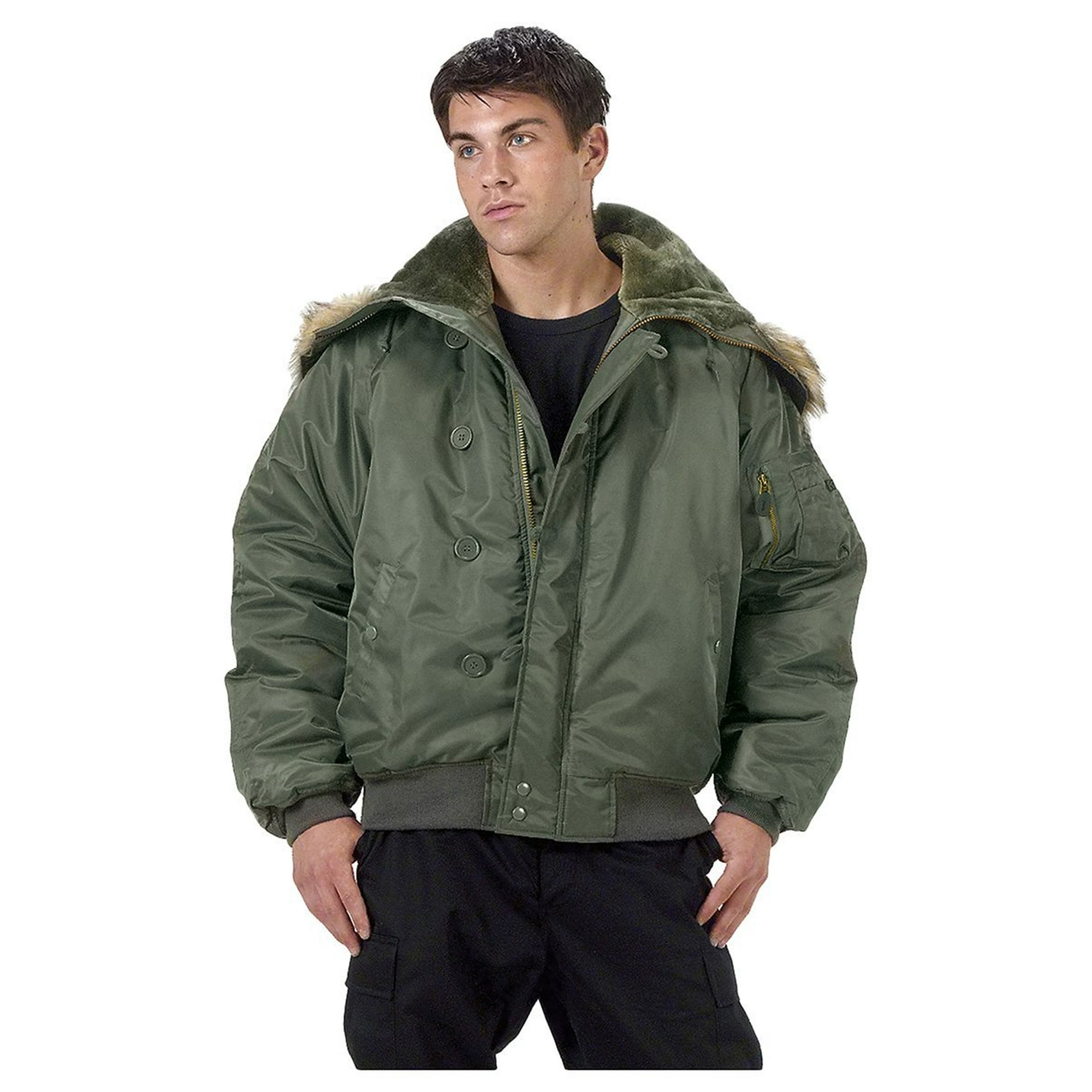 Rothco N-2B Flight Jacket - Sage Green, Medium | Walmart Canada