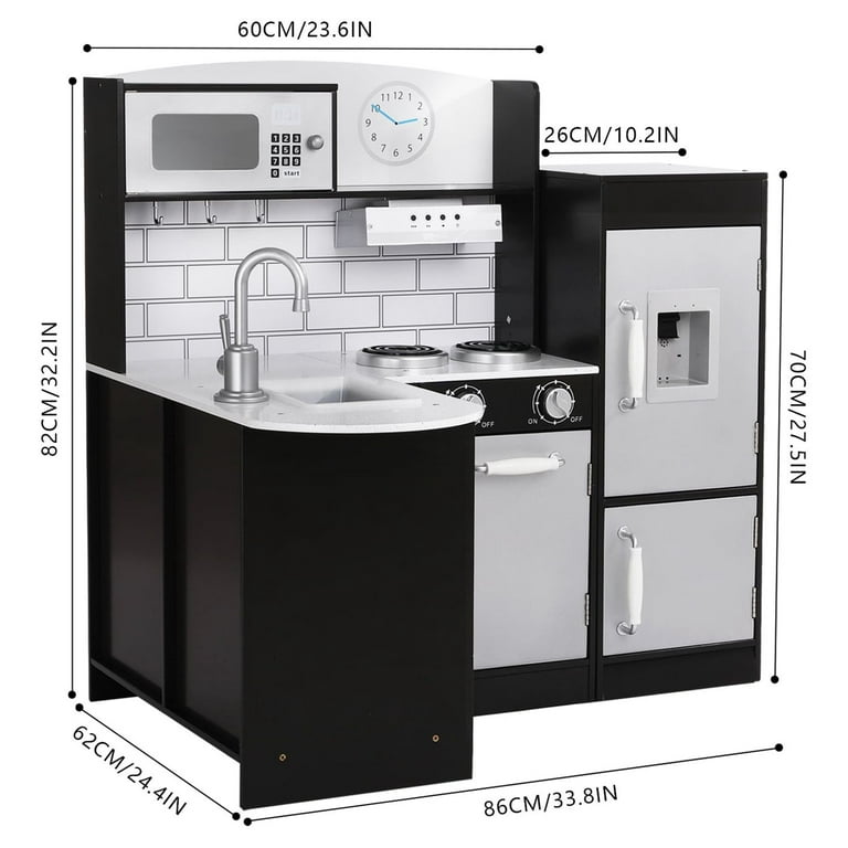 Kitchen set black