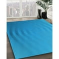 thumbnail image 2 of Ahgly Company Indoor Rectangle Patterned Neon Blue Area Rugs, 7' x 10', 2 of 6