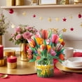 thumbnail image 3 of CNLITIHEKA Tulips Pop Up Flower Bouquet Cards, Flower Bouquet Popup Greeting Cards, Teacher's Day Card, Mother's Day Card, with Blank Note Card and Envelope, Get Well Soon Cards, All Occasions., 3 of 6