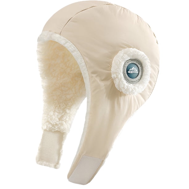 Gorro de invierno cálido con orejeras para mujer, gorro de invierno para exteriores