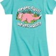 thumbnail image 3 of Pokémon - Never Rushed - Girls Toddler And Youth Fitted Short Sleeve Graphic T-Shirt, 3 of 5