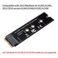 thumbnail image 3 of Tarjeta adaptadora Irfora Tarjeta adaptadora M.2 NVME SSD Tarjeta convertidora compatible con MacBook Air Pro 2013 2014 2015 2016 2017 Irfora Tarjeta adaptadora, 3 of 7