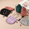 thumbnail image 4 of Uxcell 3Pcs Velvet Drawstring Bags, 3.5 x 5.7 Inch Dice Storage Small Pouch Gift Wrapping Bag for Wedding Party Favors, Candy Packaging, Jewelry Crystal DIY Craft, Black, 4 of 6