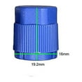 thumbnail image 5 of (25 Pack) Blue Low Side A/C Service Cap M9x1.0 Thread for Automotive Use - Replaces MT0061, 59932, 409939, 5 of 6