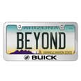 thumbnail image 2 of Buick 3D Embossed Letters on Mirror Chrome Metal License Plate Frame, 2 of 8