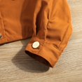 thumbnail image 6 of Gyratedream Toddler Girl's 2 Piece Outfit Button Up Long Sleeves Jacket and Bow Front Aline Skirt Set, 6 of 8