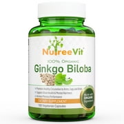 Nutreevit 100% Organic - Ginkgo Biloba (240 Count)