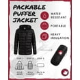 thumbnail image 6 of CANADA WEATHER GEAR Boys' Puffer Jacket - Lightweight Nylon Packable Winter Coat for Boys (8-20), 6 of 7