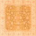 thumbnail image 1 of Ahgly Company Indoor Square Oriental Orange Traditional Area Rugs, 6' Square, 1 of 4